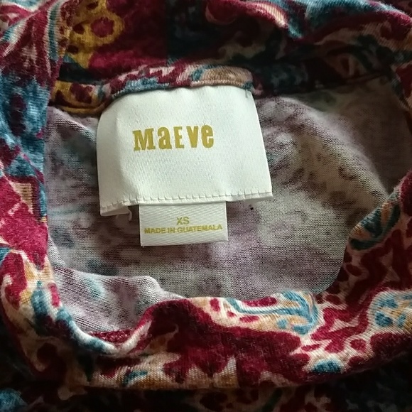 Maeve Lilt swing dress sleeveless Boho XS - Picture 4 of 5